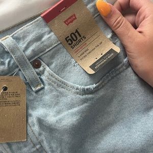 Brand New Levi 501 Jean Shorts